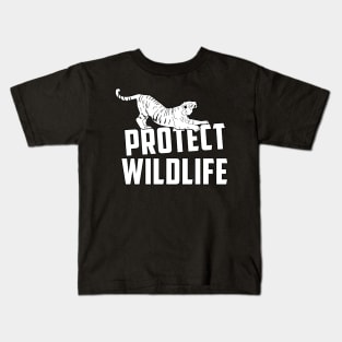 protect wildlife - tiger Kids T-Shirt